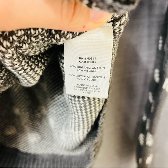 Old Ranch Knit Turtleneck Nordic Winter Fair Isle Sweater Organic Cotton Size S - Picture 4 of 12